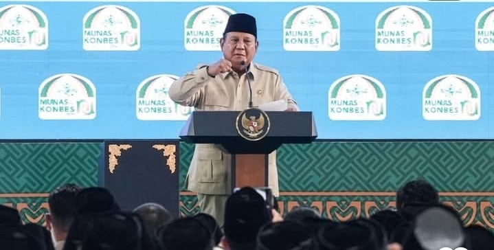 Prabowo dalam Penutupan Munas dan Konbes NU: Kiai dan Ulama adalah Tokoh yang Dekat dengan Masyarakat