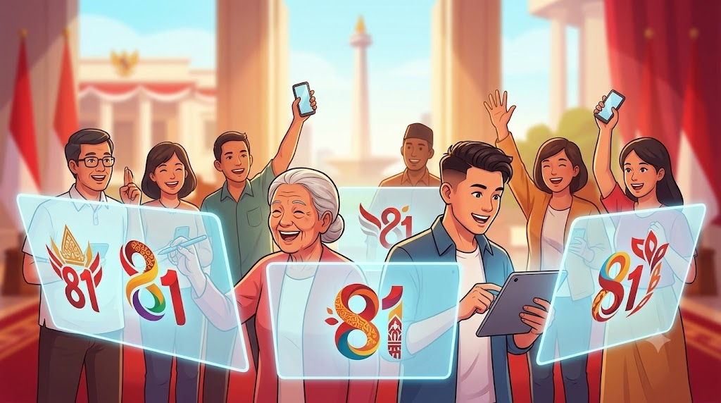 Antusiasme Tinggi, Puluhan Ribu Orang Sudah Ikut Pilih Logo HUT ke-81 Kemerdekaan RI