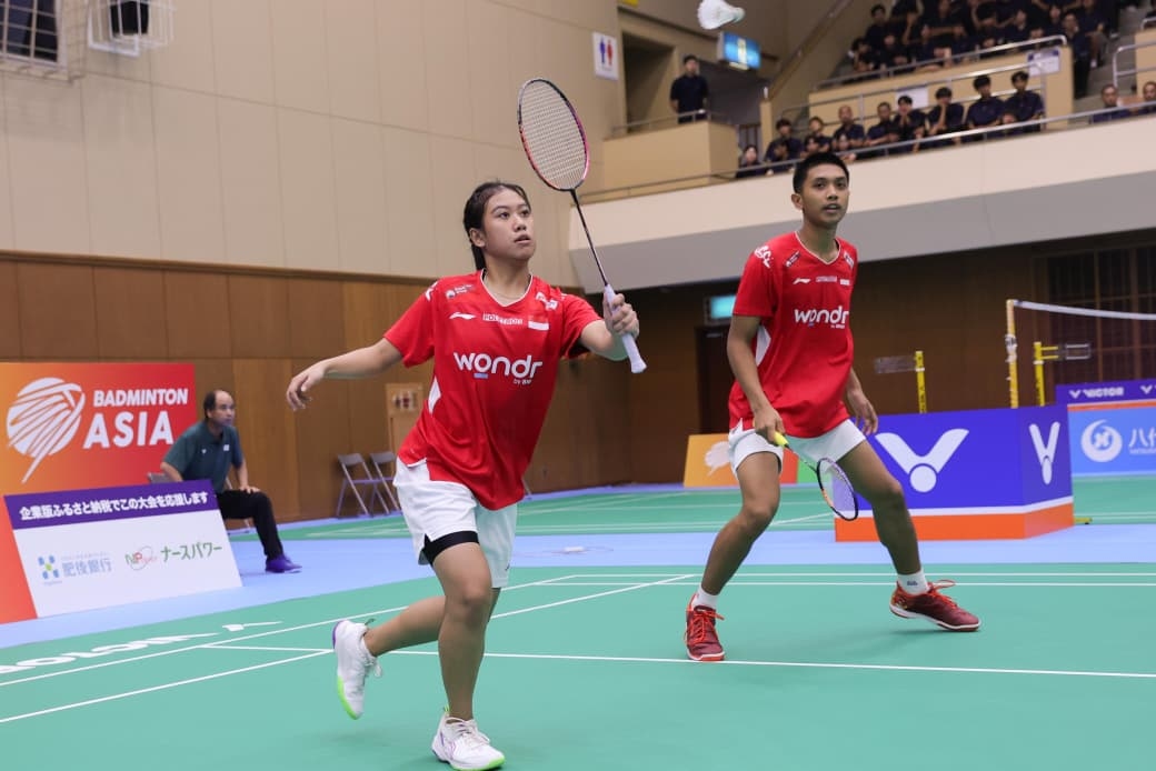 Kejuaraan Bulutangkis Asia Junior: Buka Turnamen dengan Manis, Garuda Muda Libas Korea