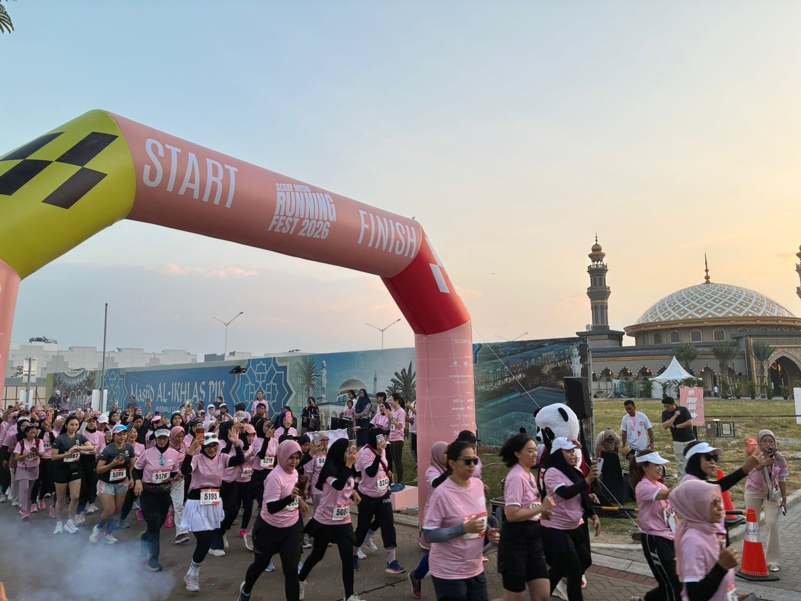 Running Fest Perdana di Masjid Al Ikhlas PIK Jadi Ajang Olahraga dan Silaturahmi Lintas Komunitas
