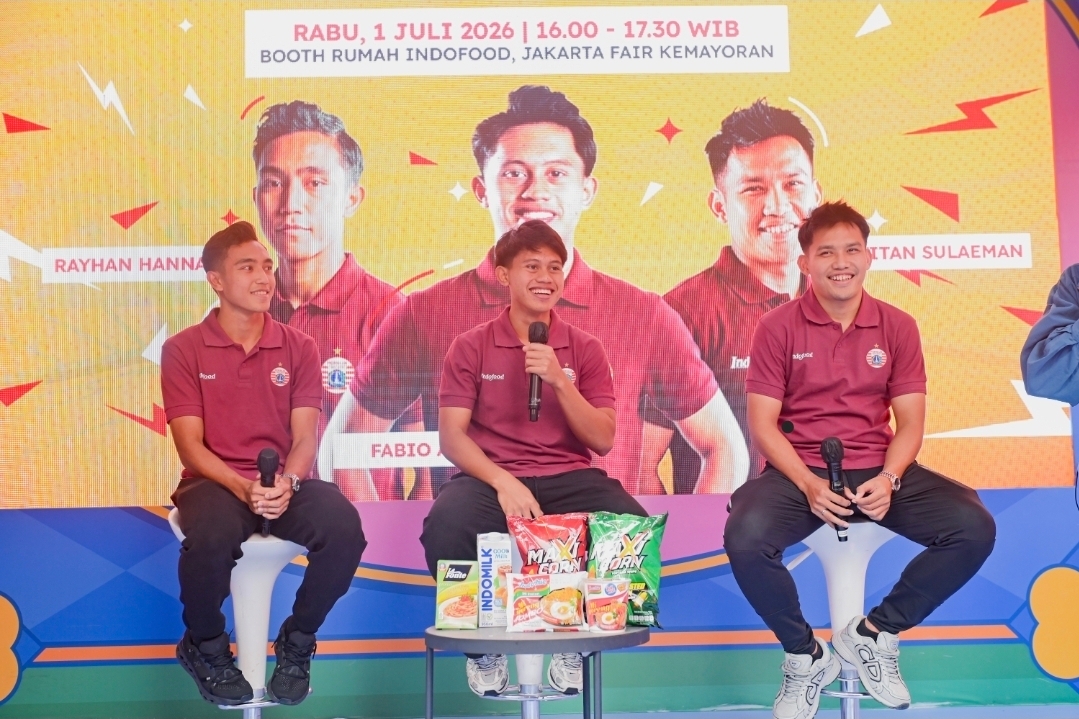 Witan, Hannan, dan Fabio Sapa Jakmania di Jakarta Fair 2026, Sambut Optimisme Persija Era Baru