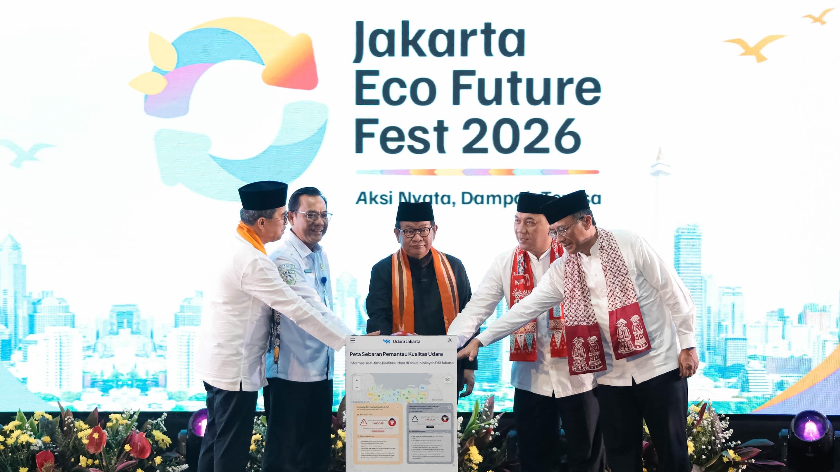 Pramono Luncurkan Laman 'Udara Jakarta', Bisa Prediksi Kualitas Udara hingga Tiga Hari ke Depan