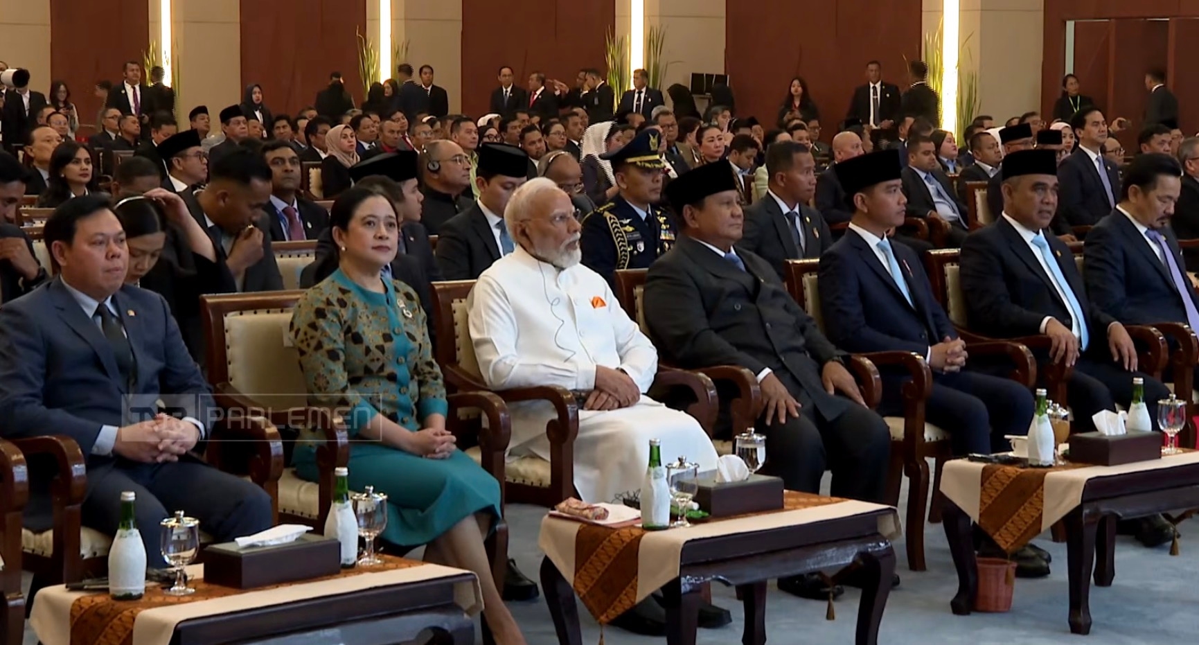 Kebersamaan Prabowo hingga Puan di Hadapan PM India Jadi Pesan Persatuan Indonesia