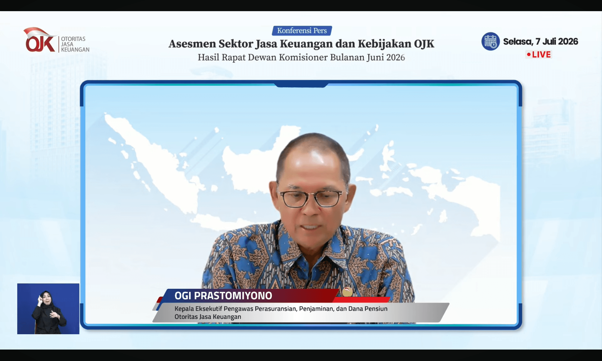 OJK: Dana Pensiun Tumbuh 7,71 Persen, Lampaui Laju Premi Asuransi