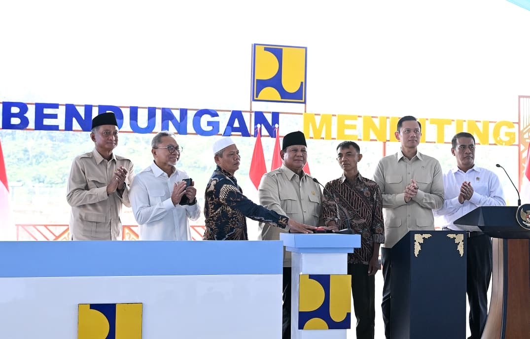 Prabowo: Peresmian 5 Bendungan dan B50 Jadi Bukti Kerja Keras Menuju Indonesia Makmur