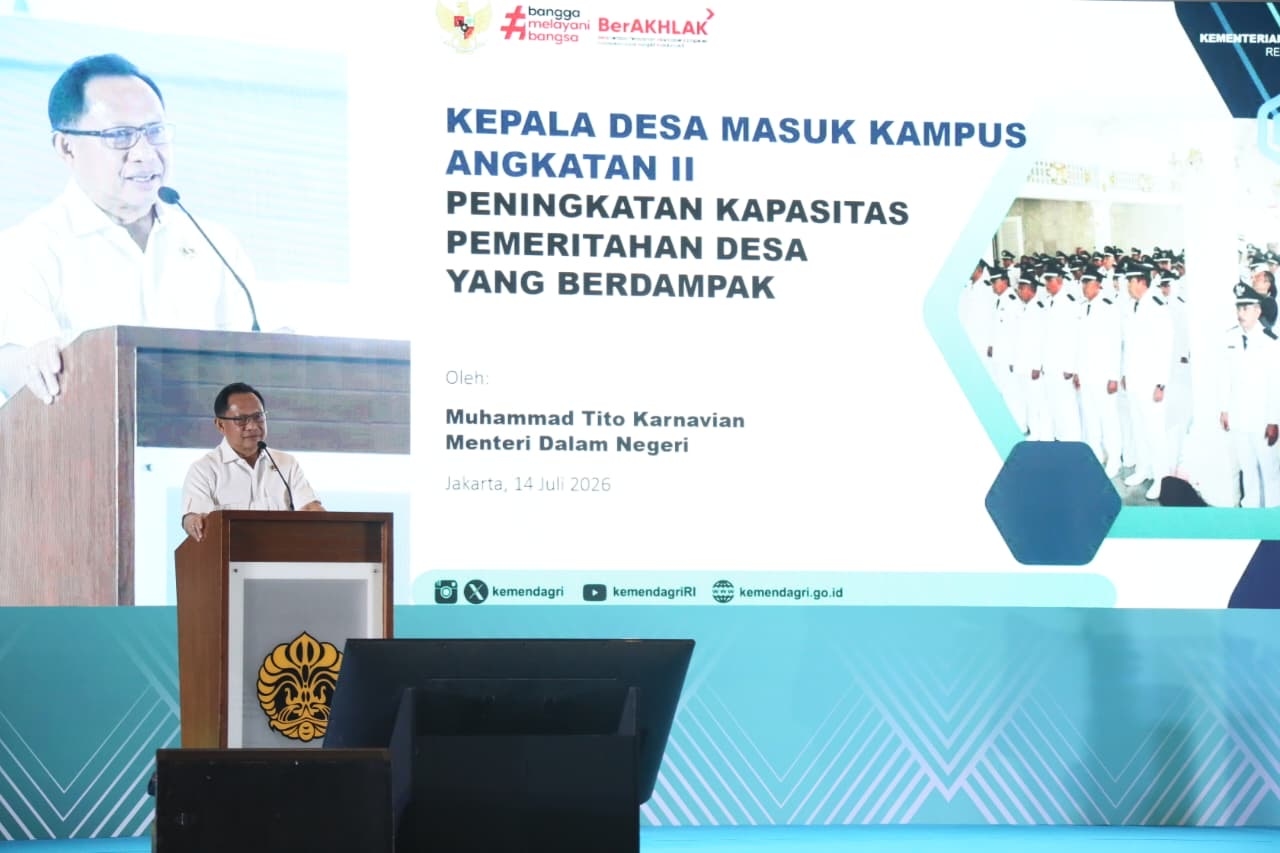 Mendagri Ingatkan Kepala Desa Jaga Integritas dan Kuasai Manajemen Pemerintahan