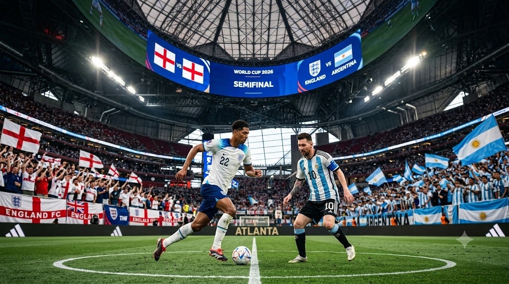 Prediksi Inggris vs Argentina: Head to Head, Susunan Pemain, Jadwal, dan Prediksi Skor Semifinal Piala Dunia 2026