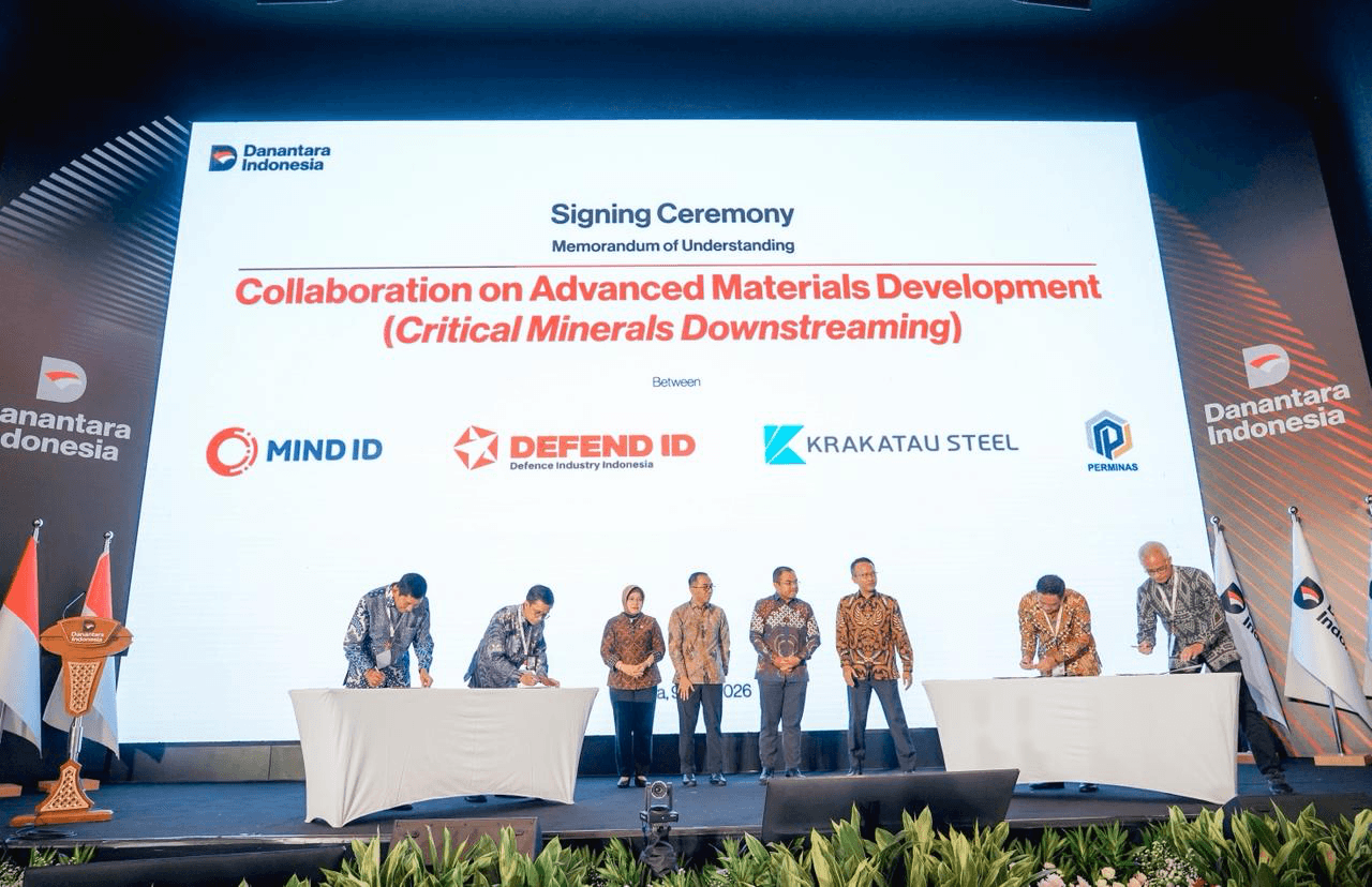 MIND ID Gandeng LEN hingga Krakatau Steel Garap Hilirisasi Mineral Kritis