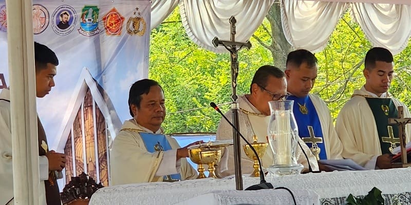 Kardinal Suharyo Pimpin Peletakan Batu Pertama Gereja TNI-Polri Santo Ignatius Jatisari