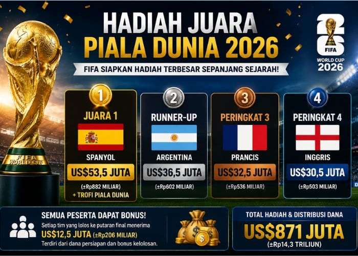 Bukan Cuma Trofi! Spanyol Resmi Kantongi Bonus Fantastis Usai Taklukkan Piala Dunia 2026