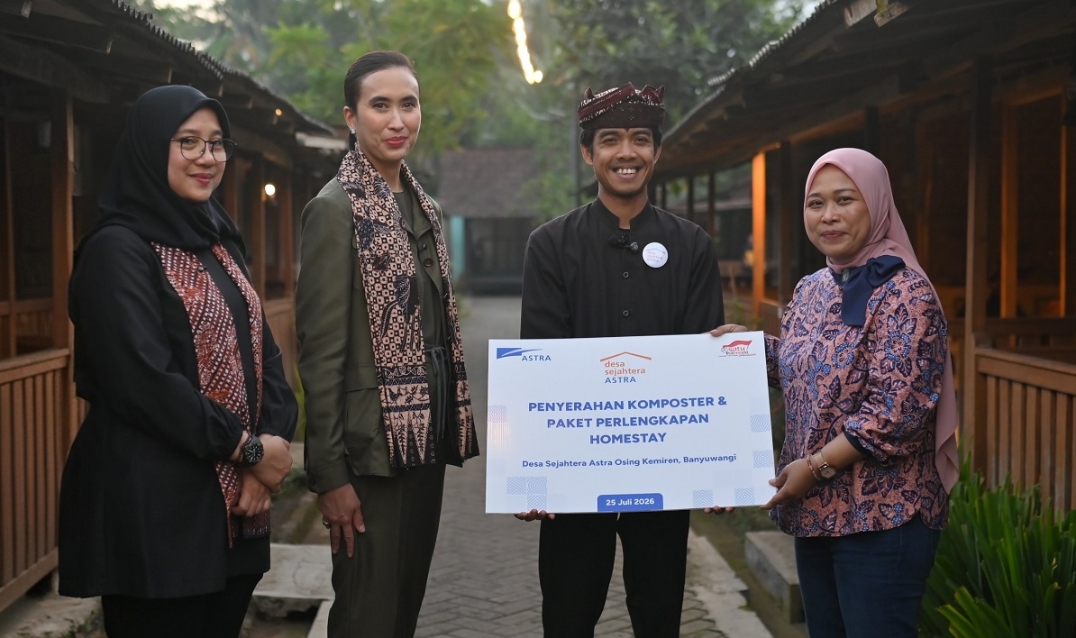 Perkuat Pengembangan Desa Wisata Berbasis Budaya, Menteri Pariwisata Kunjungi Desa Sejahtera Astra Kemiren