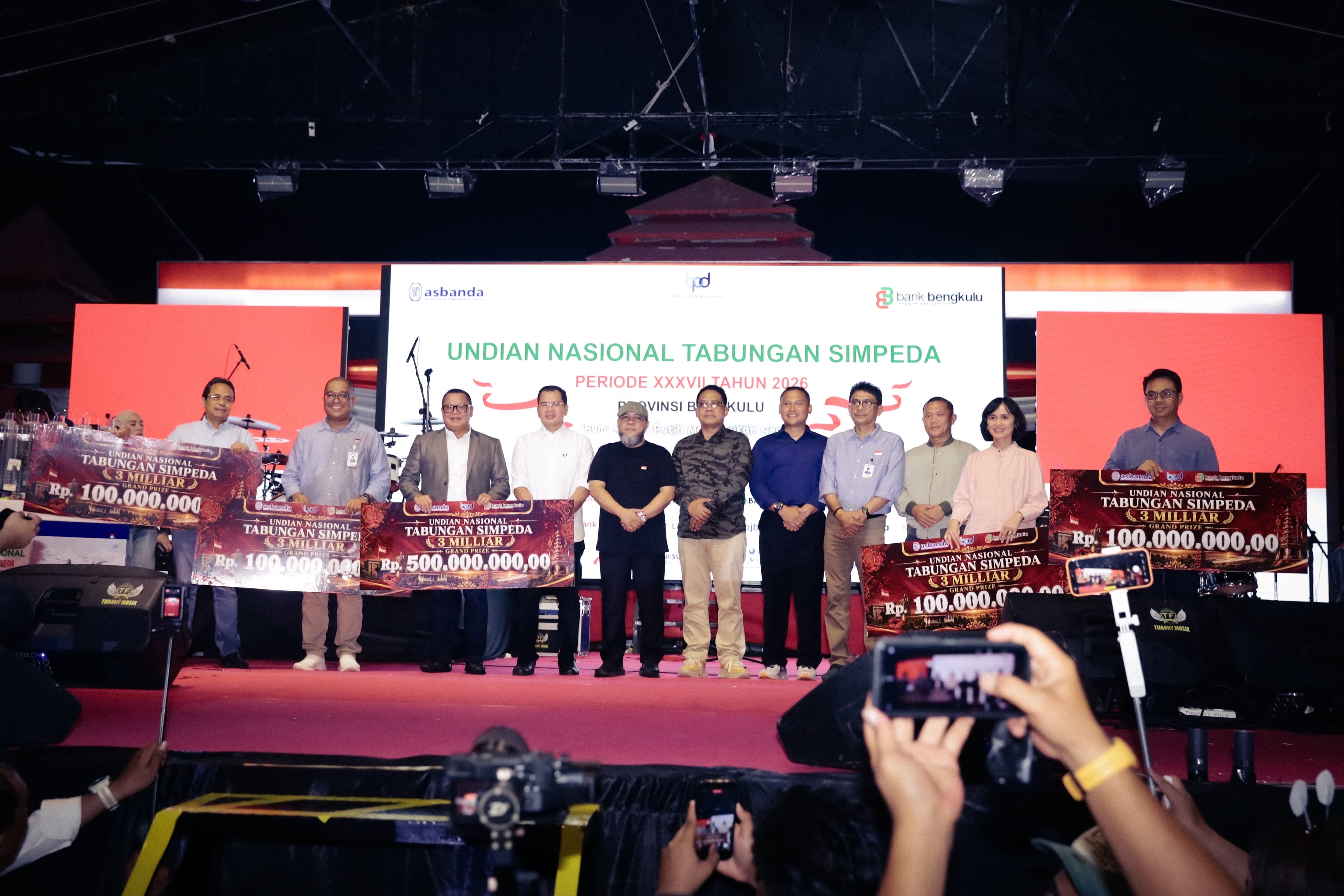 Sukses Digelar di Bengkulu, Ini Daftar Pemenang Undian Simpeda 2026