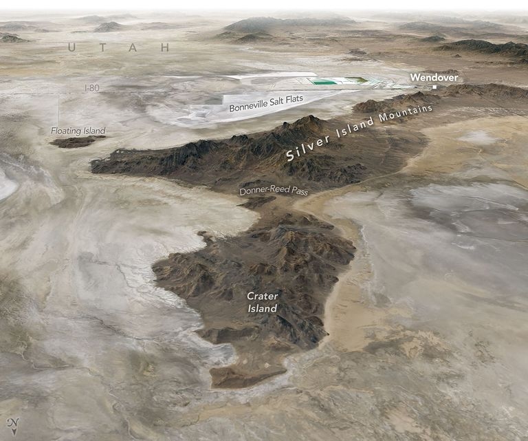 Jejak Danau Purba Bonneville Tinggalkan Lanskap Unik di Utah