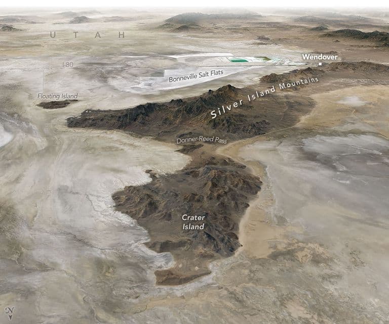 Jejak Danau Purba Bonneville Tinggalkan Lanskap Unik di Utah