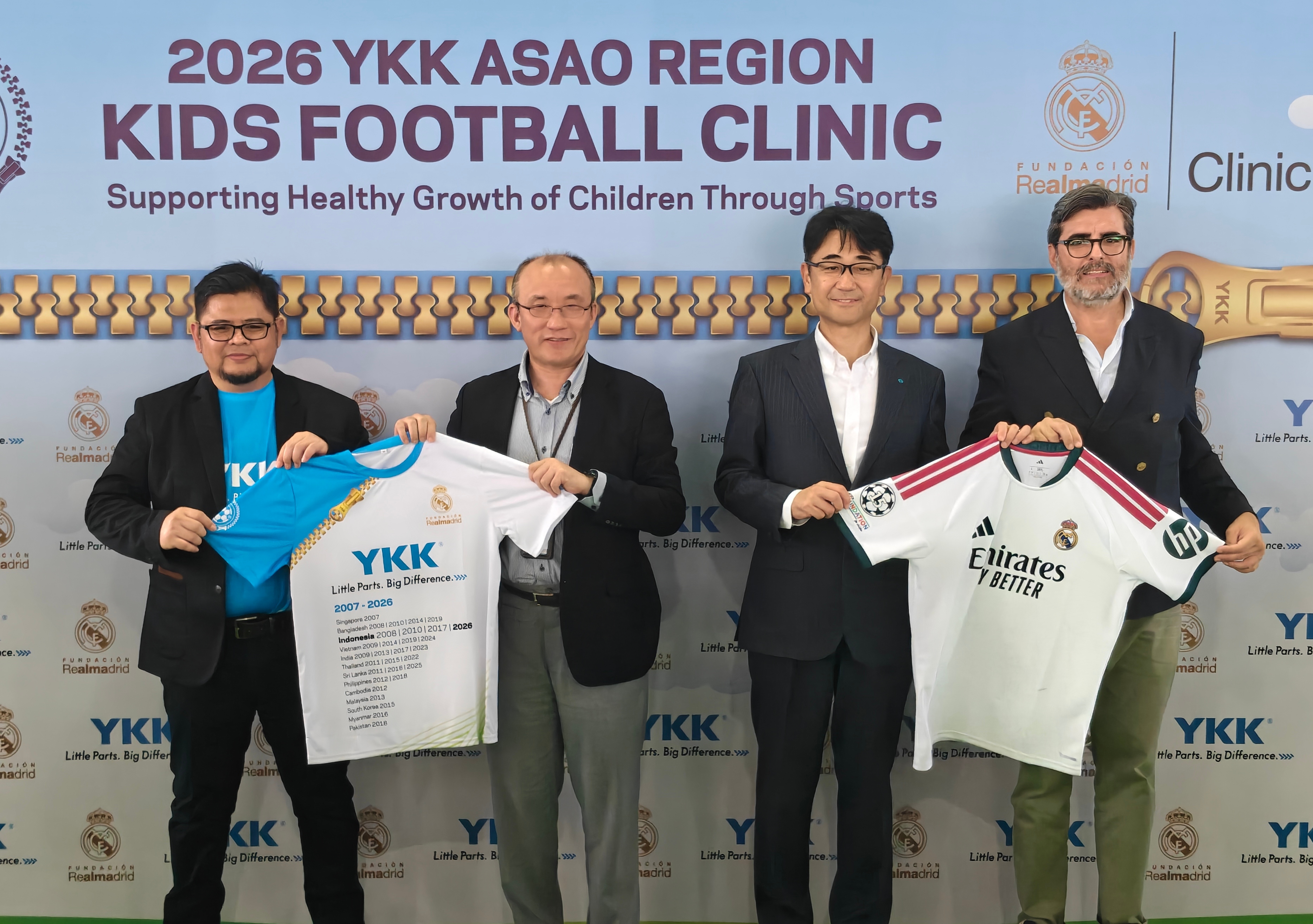 YKK Perkuat Fondasi Pembinaan Sepakbola Usia Dini Dengan Gandeng Real Madrid