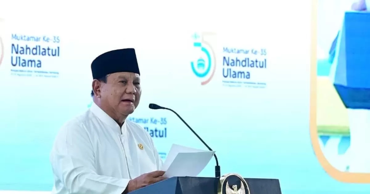 Prabowo Buka Muktamar ke-35 NU di Jombang: Jas Hijau, Jangan Lupakan Peran Ulama
