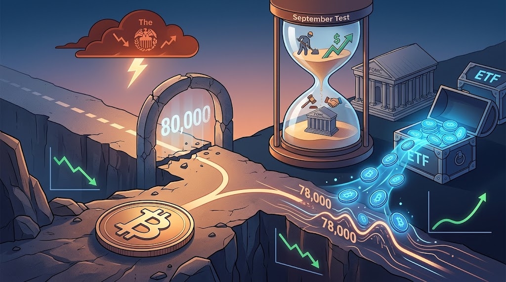 Bitcoin Gagal Bertahan di US$80.000, September Jadi Ujian Besar Pasar Kripto