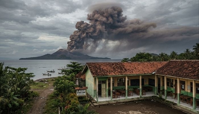 Bukan Cuma Jakarta, Ini Daftar Daerah yang Terapkan PJJ Akibat Erupsi Gunung Anak Krakatau