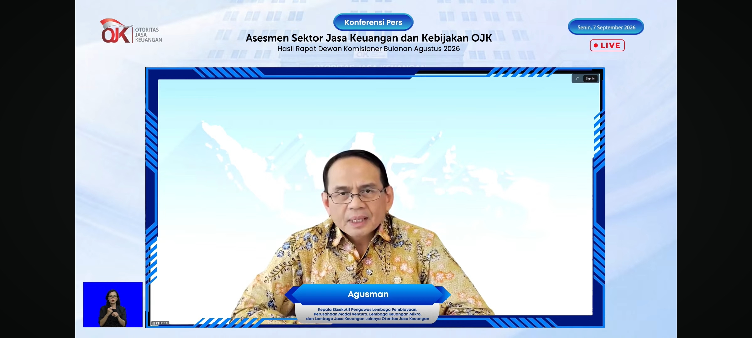 7 Perusahaan Pindar Belum Penuhi Modal Minimum, OJK: Sudah Menyampaikan Action Plan