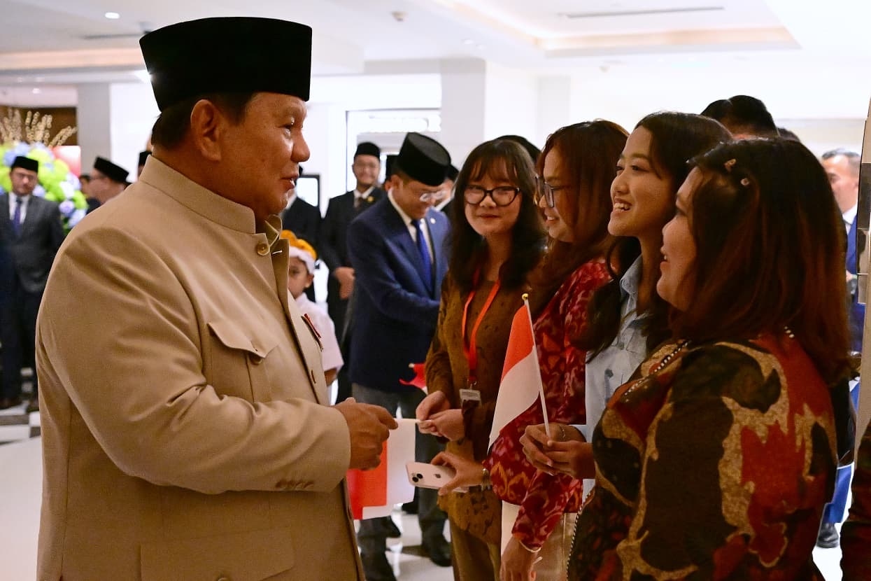 Disambut Mahasiswa Indonesia di India, Prabowo Tiba-tiba Tanyakan Hal Ini