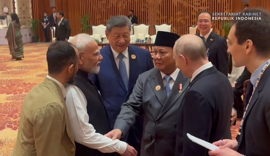 Momen Akrab Prabowo Bersama Modi, Putin dan Xi Jinping dalam KTT BRICS