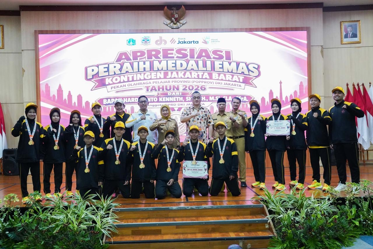 Raih Juara Umum, Kontingen Jakbar Cetak Sejarah di Poprov Jakarta 2026
