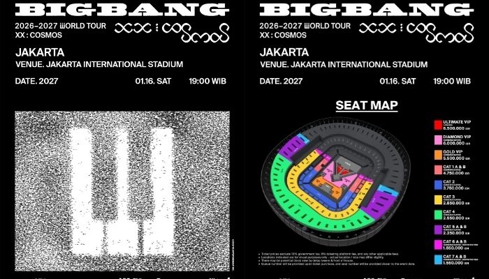 Harga Tiket Konser BIGBANG Jakarta 2026 Mulai Rp1,55 Juta, Begini Cara Beli secara Online