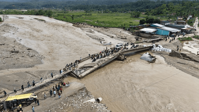 Jembatan Aih Bobo Ambruk Usai Diterpa Banjir, Kementerian PU Kejar Pemulihan Akses Gayo Lues