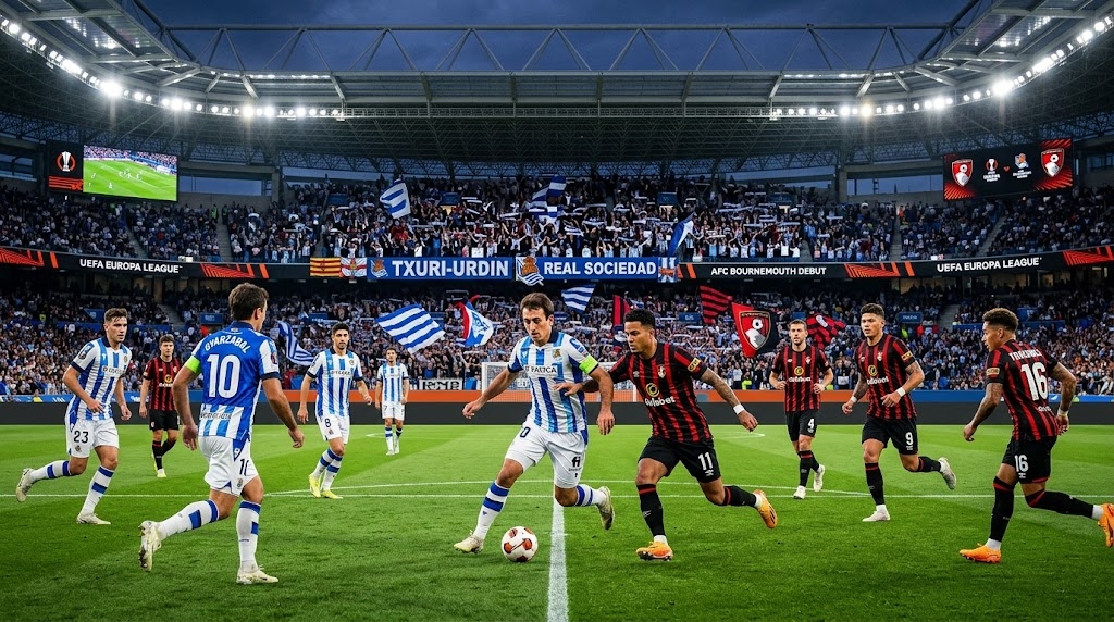 Prediksi Real Sociedad vs Bournemouth di Liga Europa 2026/27: Skor, H2H, Susunan Pemain
