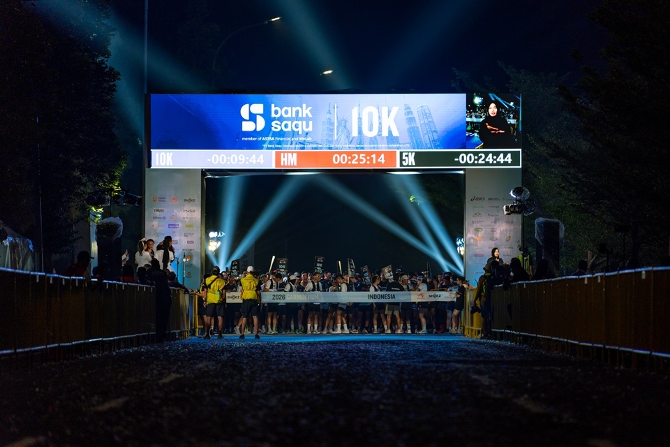 Bank Saqu Hubungkan Gaya Hidup Sehat dengan Solusi Finansial Lewat Garmin Run 2026