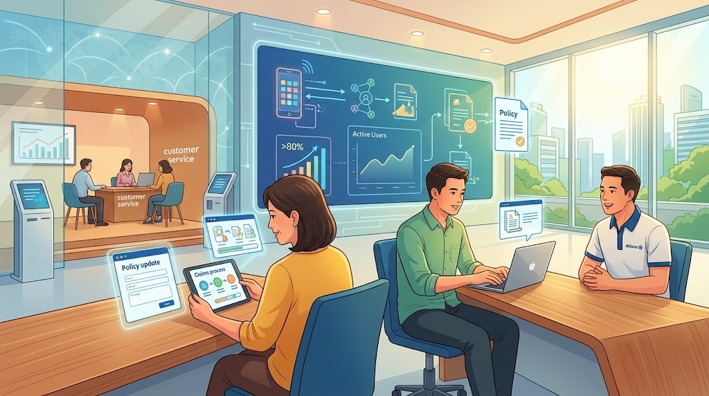80 Persen Nasabah Allianz Aktif Pakai Aplikasi, Layanan Asuransi Makin Bergeser ke Digital