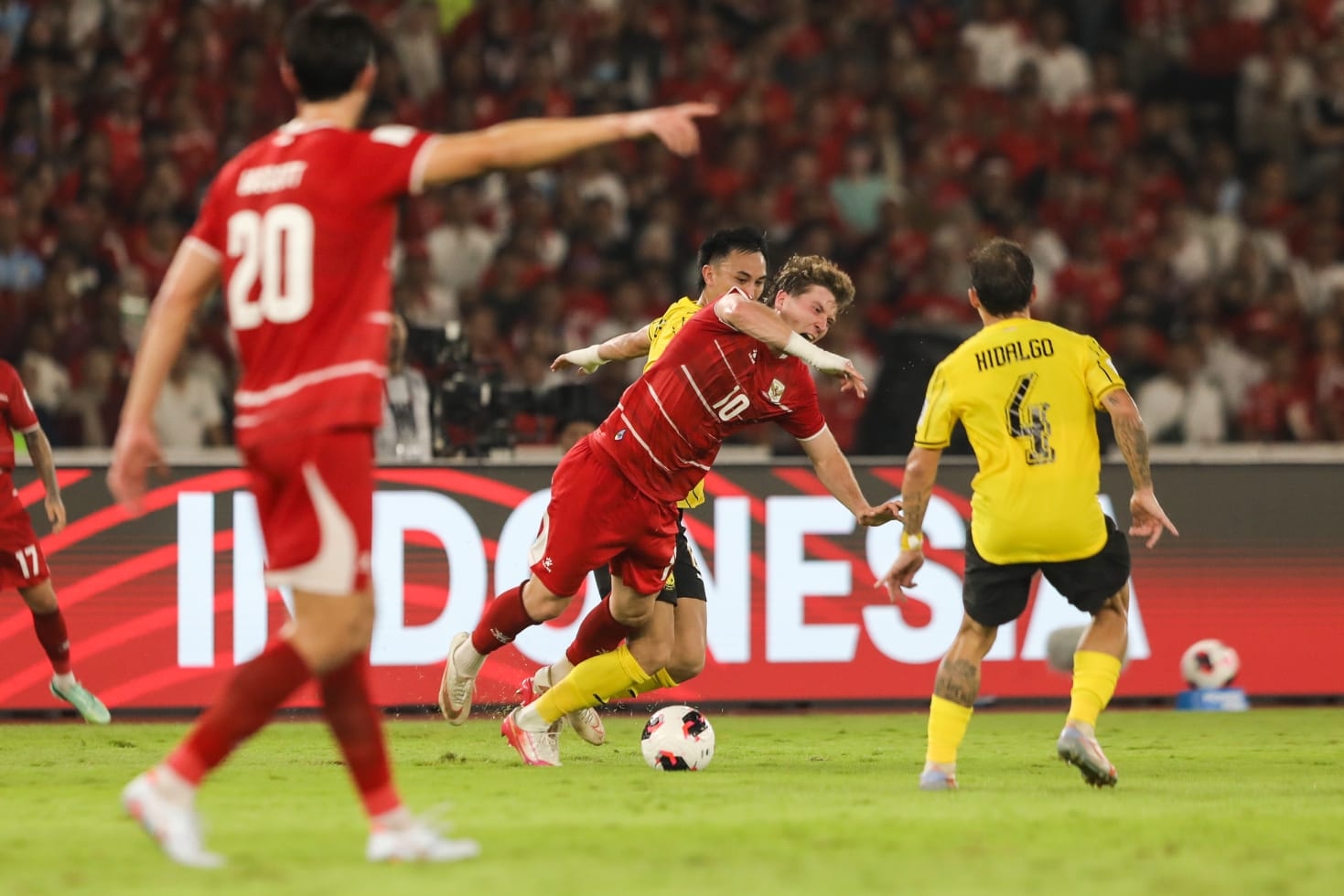 Indonesia vs Malaysia: Tampil dengan 10 Pemain, Garuda Tahan Harimau Malaya 0-0