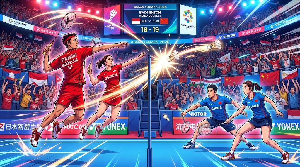 Hasil Asian Games 2026: Amri/Nita Raih Perak usai Kalah dari China