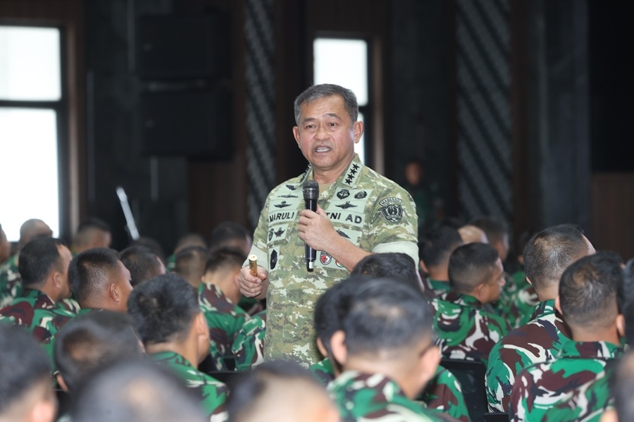 KSAD Beri Pembekalan 412 Calon Dansat, Dorong Penguatan Sishankamrata di Perbatasan
