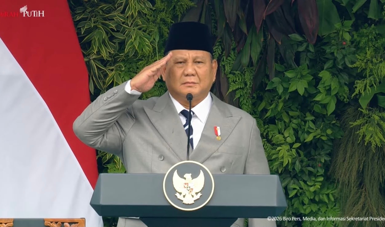 Pimpin Upacara Hari Kesaktian Pancasila 2026, Prabowo Kenang Jasa Para Pahlawan