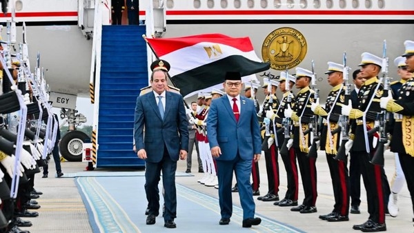 Tiba di Jakarta, Presiden Mesir El-Sisi Bakal Bertemu Prabowo di Istana Merdeka Besok