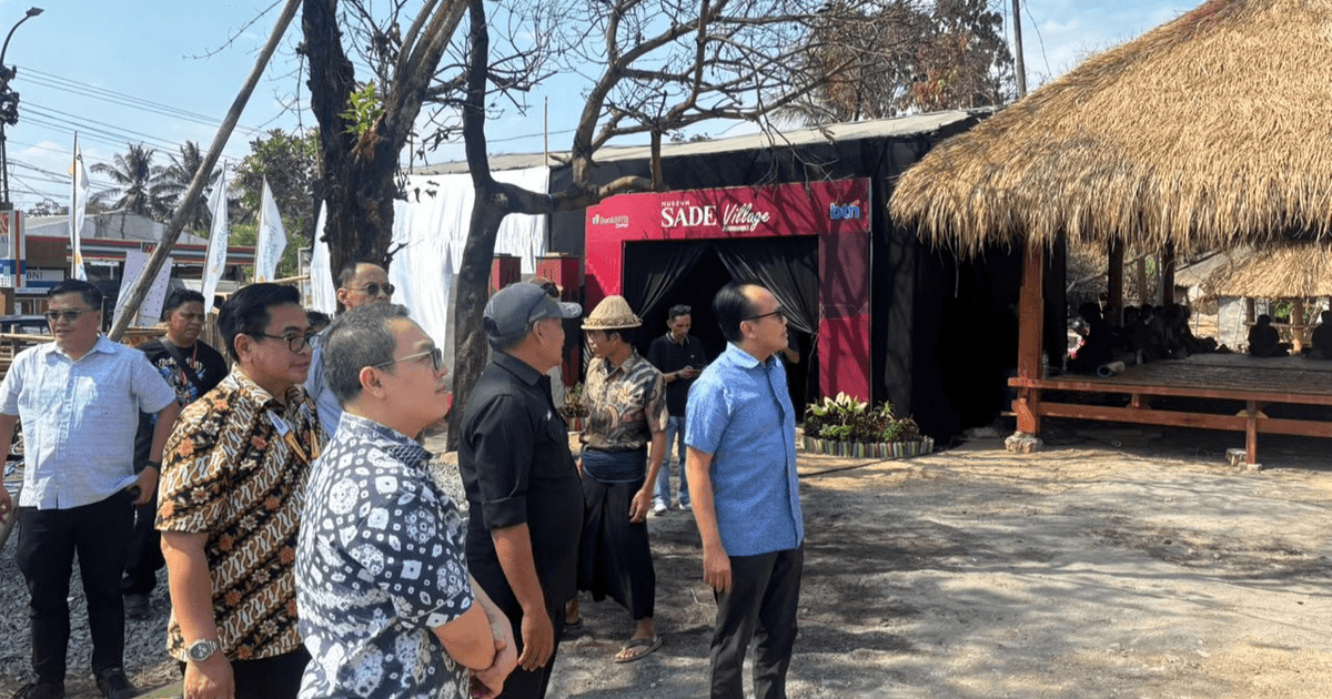 Kebakaran Desa Adat Sade, 40 Rumah Kini Masuk Tahap Pemasangan Atap