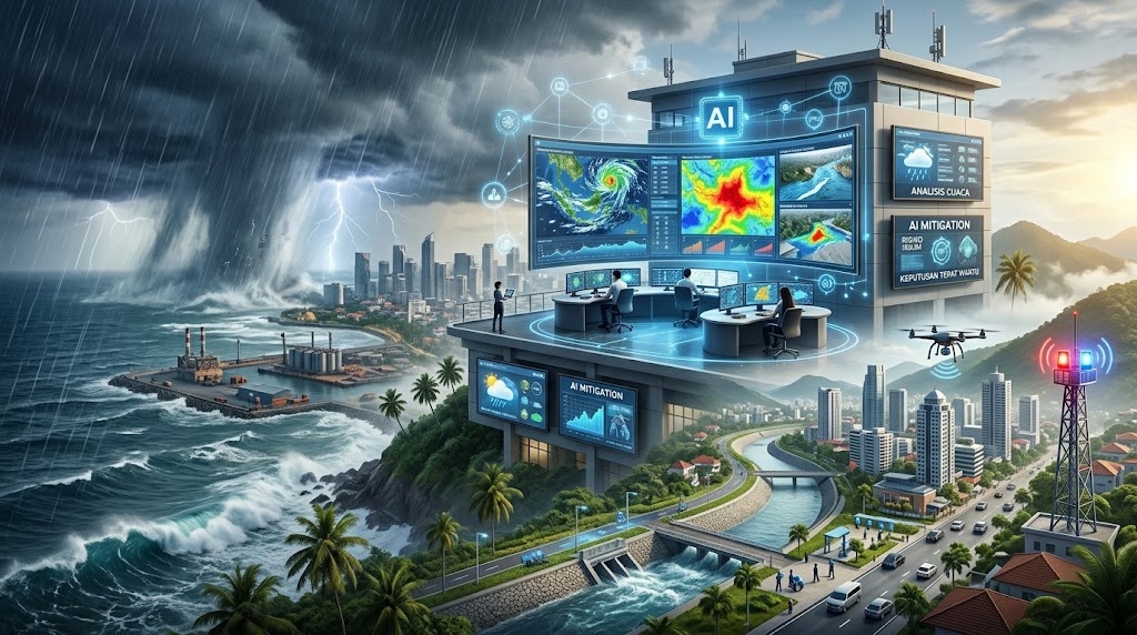 AI Bisa Bantu Indonesia Hadapi Risiko Iklim, dari Prediksi Cuaca hingga Mitigasi Bencana