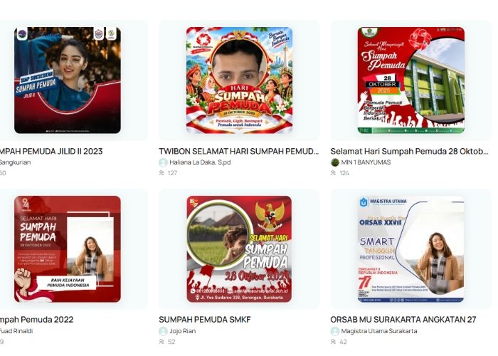 8 Link Twibbon Sumpah Pemuda 2026, Cocok untuk Foto Profil dan Media Sosial