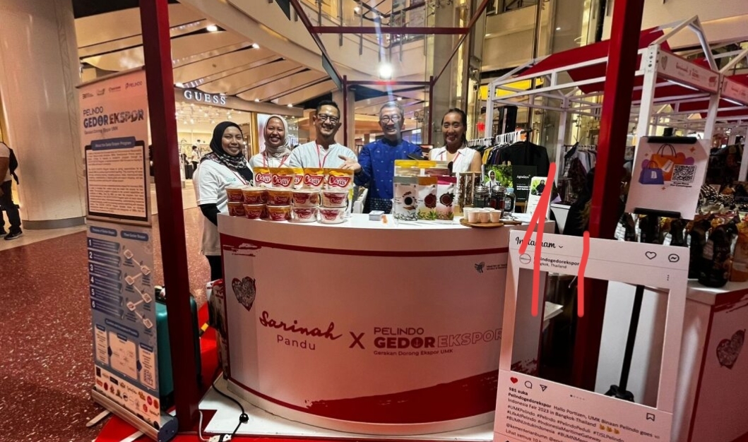 Pelindo Fasilitasi 2 UMK Unggulan Ikut Pameran Di Bangkok