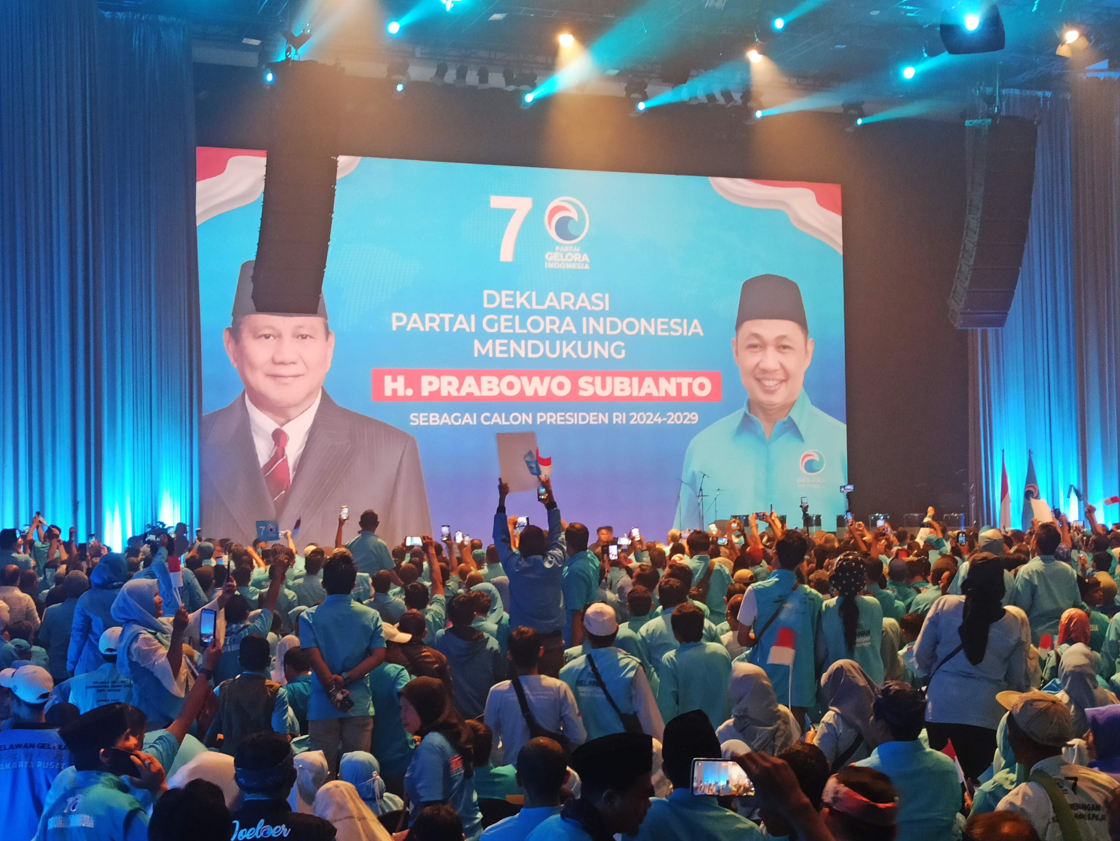 Gelora Deklarasi Dukung Pencapresan Prabowo Sebianto