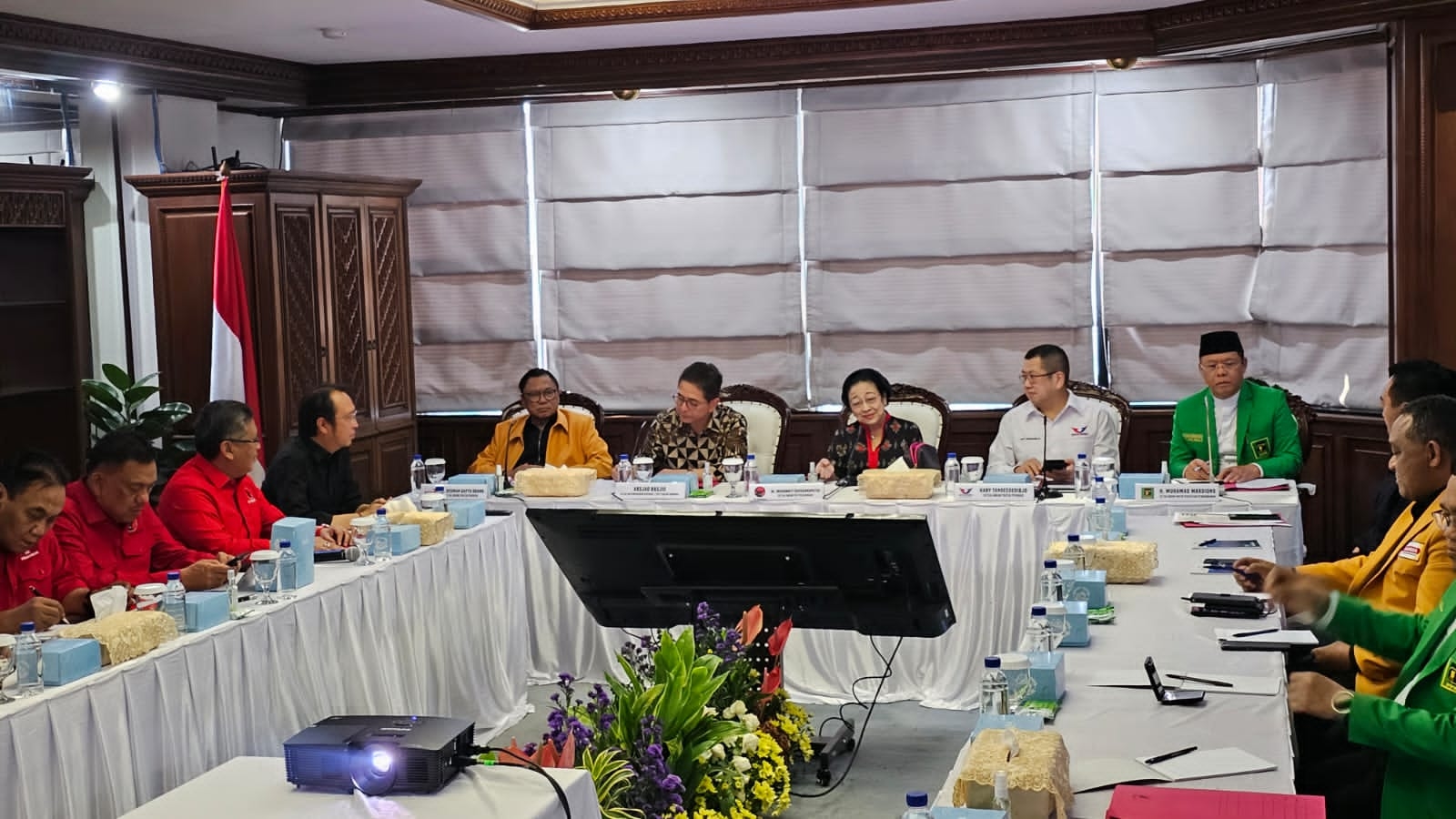 Empat Ketum Parpol Pengusung Ganjar Kumpul Bahas Langkah Strategis Pemilu 2024