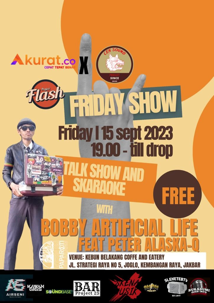 Kolaborasi Perdana Akurat.co X Cek Sound Dukung Musik-musik Indie, Salah Satunya Bobby Artificial Life