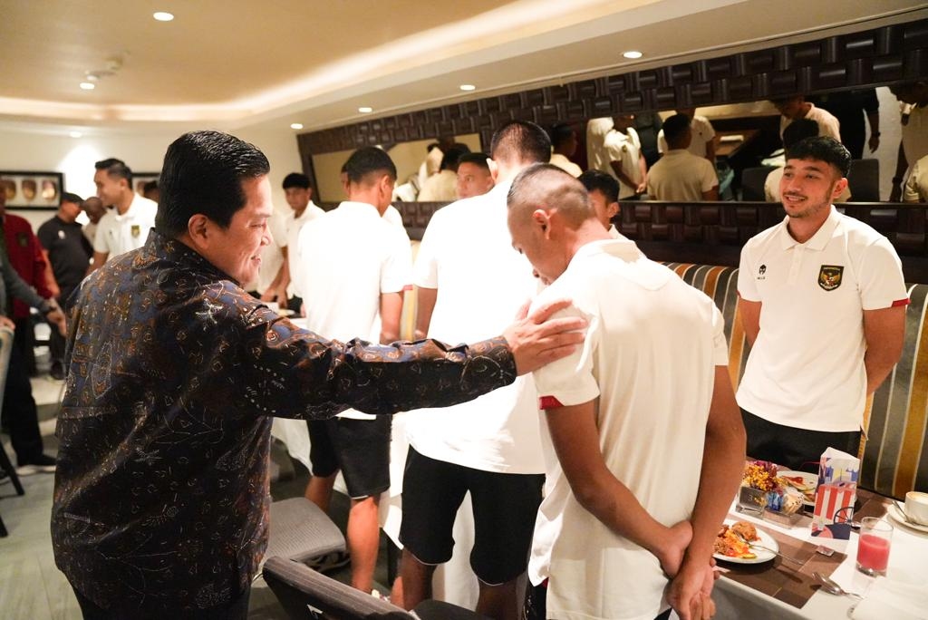 Erick Thohir Minta Timnas Indonesia Kejar 16 Besar Setelah Kalahkan Kirgistan