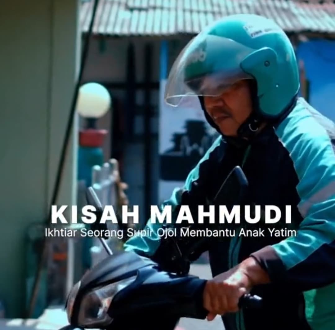 Ini Harusnya Yang Bikin Iri! Mahmudi, Ojol Gratiskan Tumpangan Untuk Anak Yatim