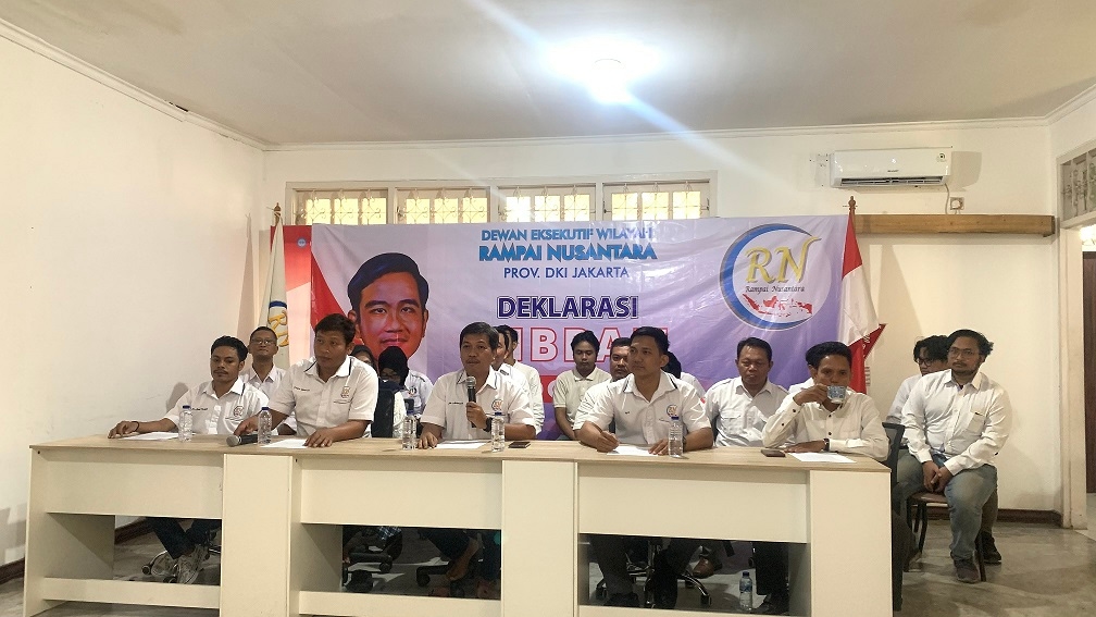 Rampai Nusantara Deklarasikan Gibran Sebagai Cawapres 2024