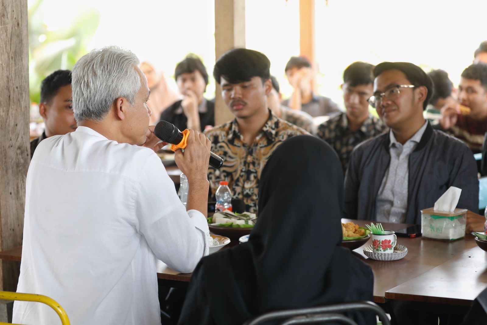 Ganjar Diskusi Dan Serap Aspirasi BEM Malang Raya Soal Penegakan Hukum