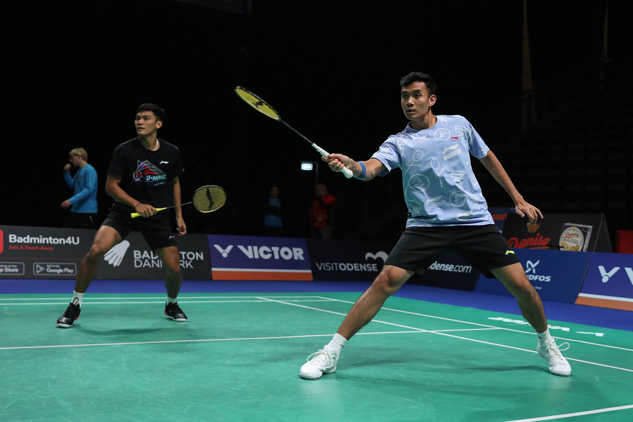 Denmark Terbuka: Jajal Arena Laga, Skuat Ganda Putra Dalam Kondisi Sehat