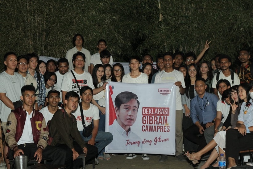 Usai Putusan MK, Remaja Manado Sambut Gibran Jadi Cawapres