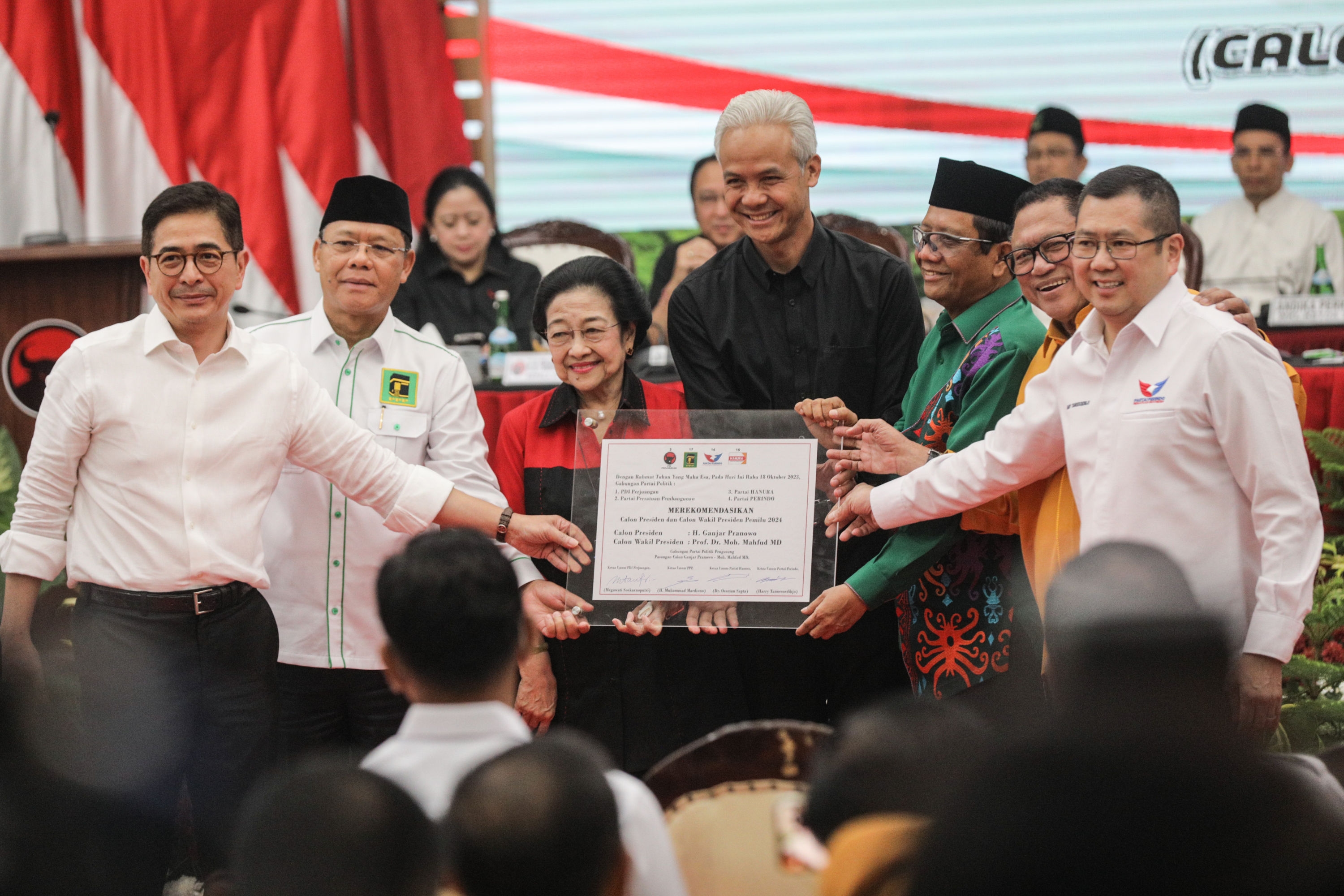 Buka Awal Tahun, Megawati-Ganjar Hadiri Rapat TPN
